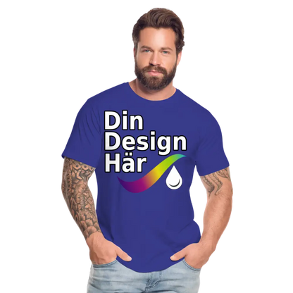 Designa Ekologisk Premium-t-shirt Herr - Designa Och Tryck Online