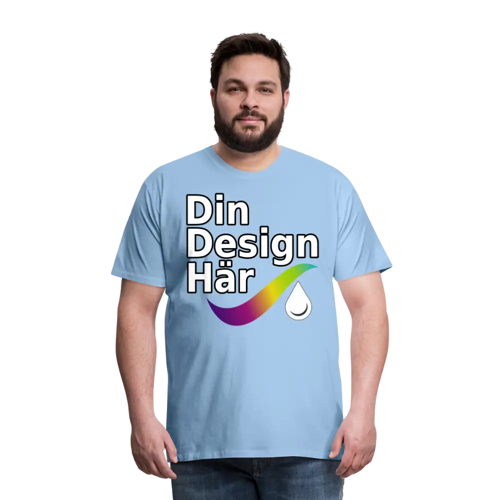 Designa Premium-t-shirt Herr - Designa Och Tryck Online