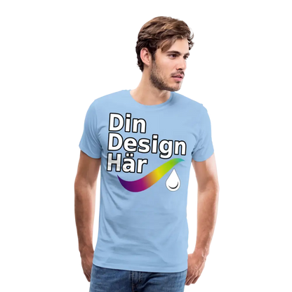 Designa Premium-t-shirt Herr Himmel / s - Designa Och Tryck Online