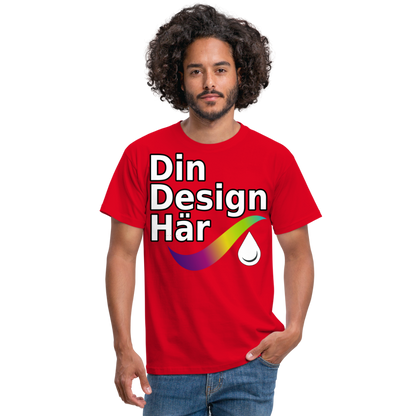 T-shirt herr - röd