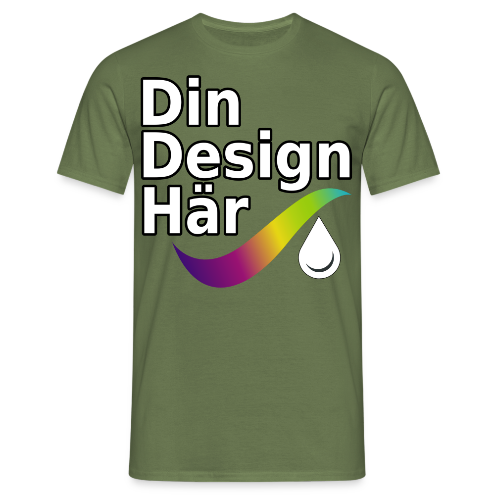T-shirt herr - Militärgrön