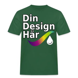 Arbets-t-shirt Herr - Bottle Green / s