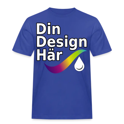 Designa Arbets-t-shirt Herr Kungsblått / s - Designa Och Tryck Online