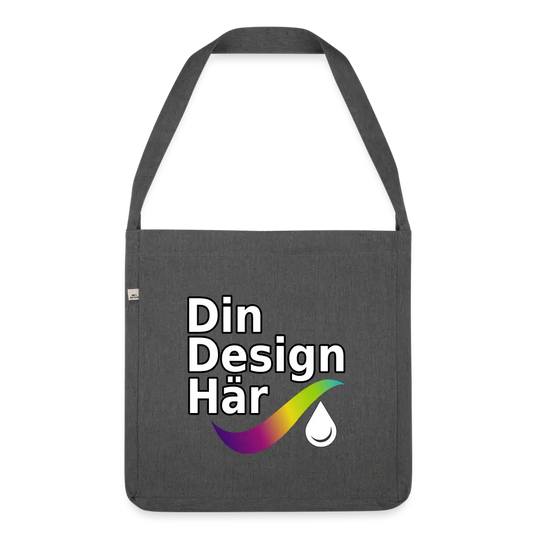 Designa Axelväska Av återvinningsmaterial Mörkgrå Ljung - Designa Och Tryck Online