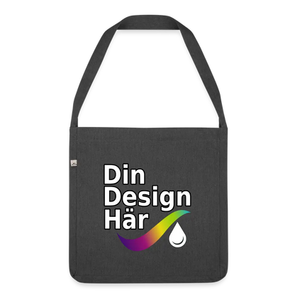 Designa Axelväska Av återvinningsmaterial Ljung Svart - Designa Och Tryck Online
