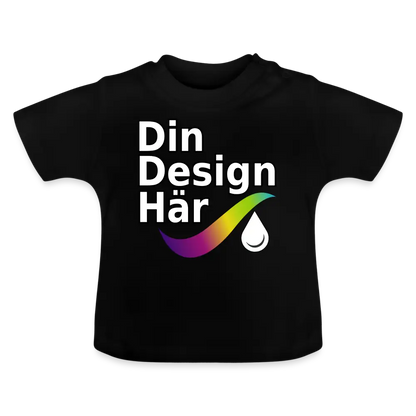 Designa Baby-t-shirt Svart / 3-6 Months - Designa Och Tryck Online