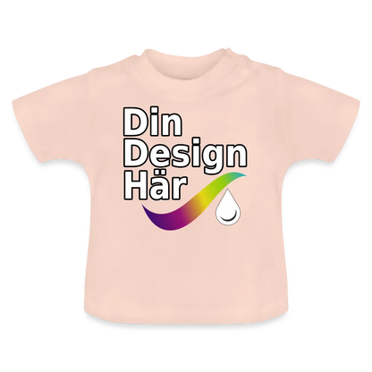 Designa Baby-t-shirt Kristallrosa / 3-6 Months - Designa Och Tryck Online
