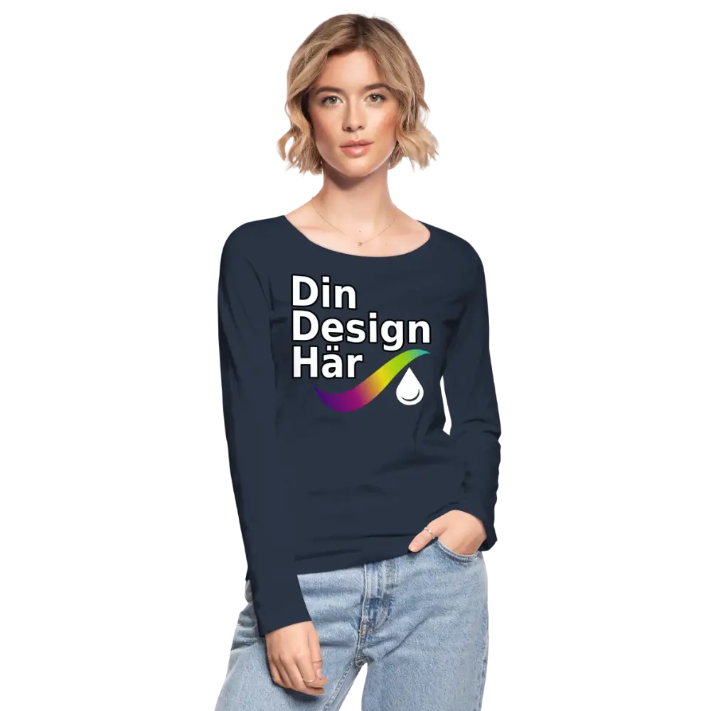 Designa Ekologisk Långärmad T-shirt Dam Från Stanley & Stella - Designa Och Tryck Online