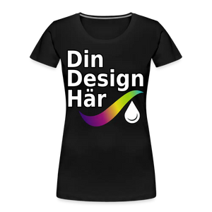 Ekologisk Premium-t-shirt Dam - Black / s