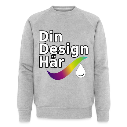 Designa Ekologisk Sweatshirt Herr Från Stanley & Stella Gråmelerad / s - Designa Och Tryck Online