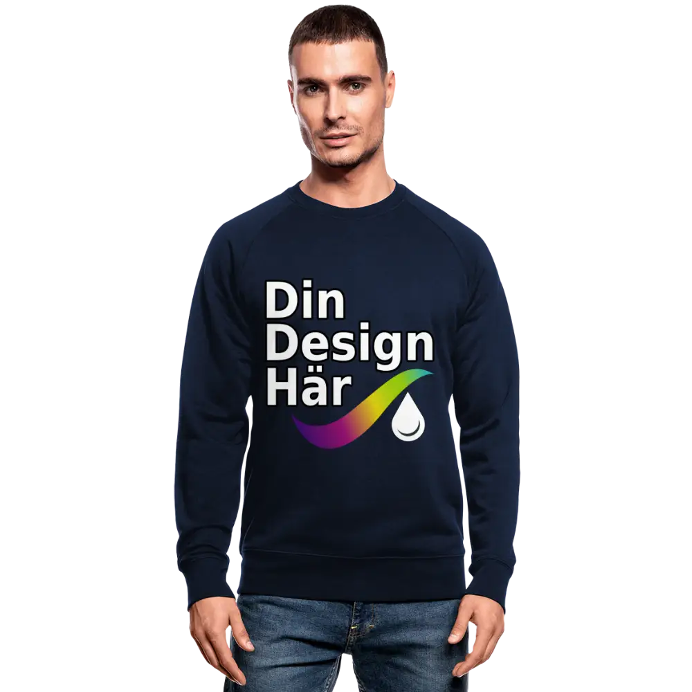 Designa Ekologisk Sweatshirt Herr Från Stanley & Stella Marin / s - Designa Och Tryck Online