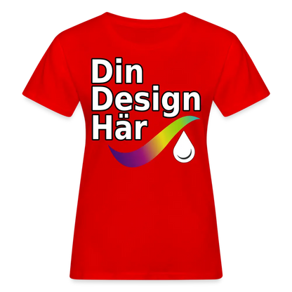 Designa Ekologisk T-shirt Dam - Designa Och Tryck Online