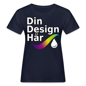 Ekologisk T-shirt Dam - Navy / s