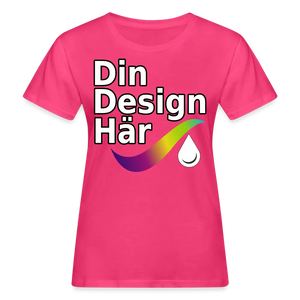Ekologisk T-shirt Dam - Neon Pink / s