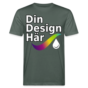 Ekologisk T-shirt Herr - Grey-green / m