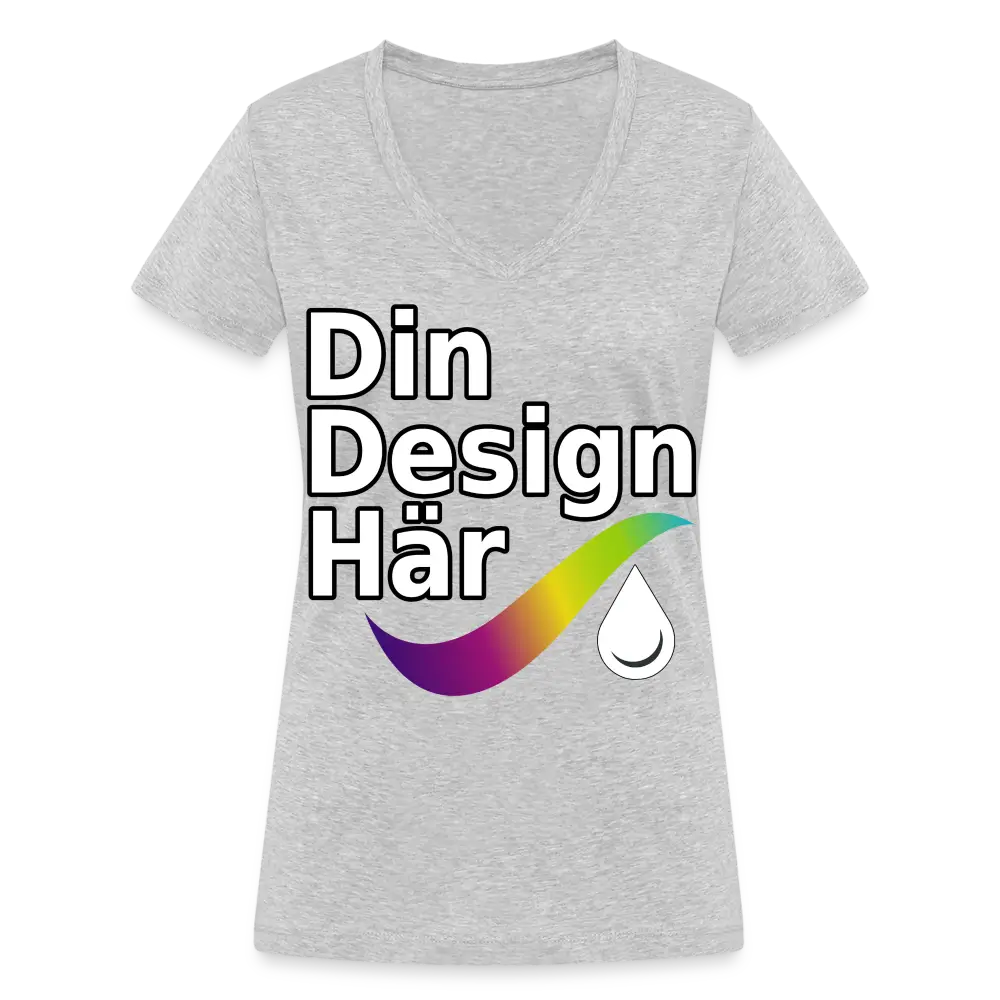 Designa Ekologisk T-shirt Med V-ringning Dam Från Stanley & Stella - Designa Och Tryck Online