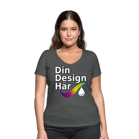 Ekologisk T-shirt Med V-ringning Dam Från Stanley & Stella