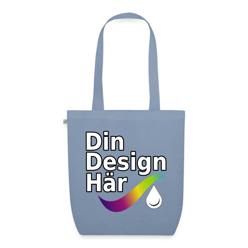 Designa Ekologisk Tygväska Stålblå - Designa Och Tryck Online