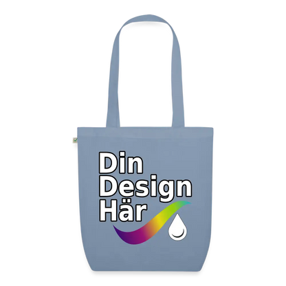 Designa Ekologisk Tygväska Stålblå - Designa Och Tryck Online