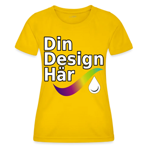 Funktions-t-shirt Dam - Egg Yellow / Xs