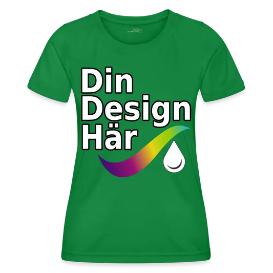 Designa Funktions-t-shirt Dam Kelly Grön / Xs - Designa Och Tryck Online