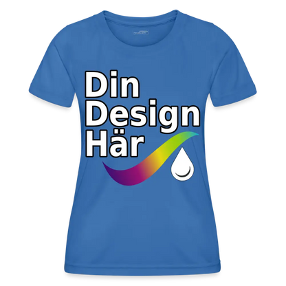 Designa Funktions-t-shirt Dam Kungsblått / Xs - Designa Och Tryck Online