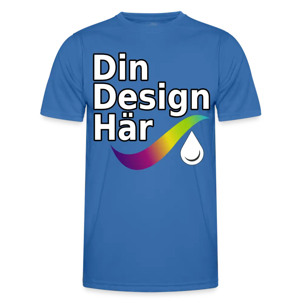 Designa Funktions-t-shirt Herr Kungsblått / s - Designa Och Tryck Online