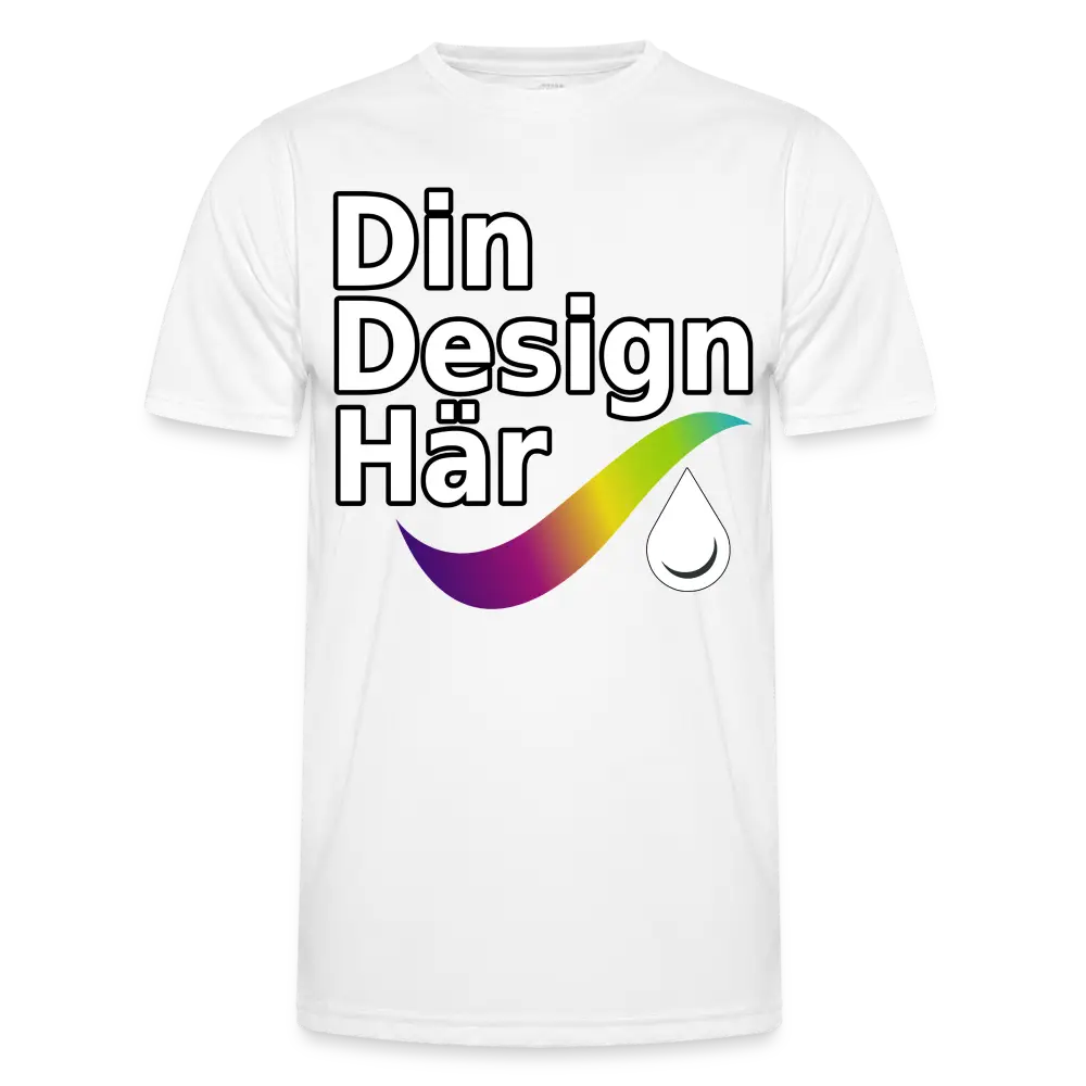 Designa Funktions-t-shirt Herr Vit / s - Designa Och Tryck Online