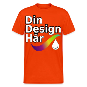 Gildan Tung T-shirt Herr - Orange / s