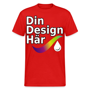 Gildan Tung T-shirt Herr - Red / s