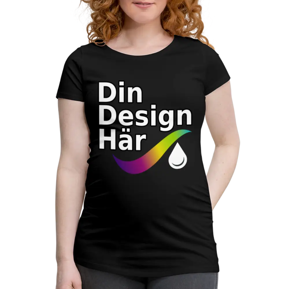 Designa Gravid-t-shirt Dam - Designa Och Tryck Online