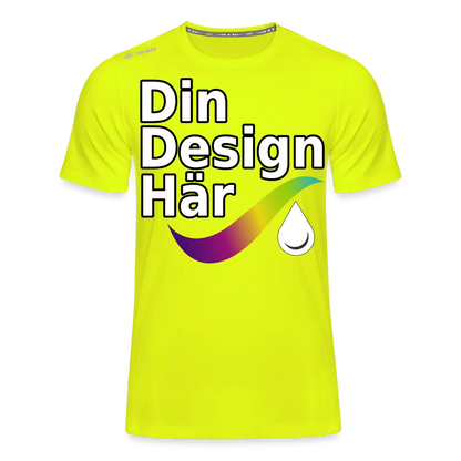 Designa Jako T-shirt Run 2.0 Herr Neon Gul / s - Designa Och Tryck Online