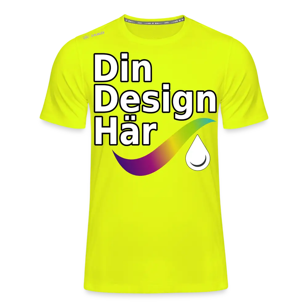 Jako T-shirt Run 2.0 Herr - Neon Yellow / s