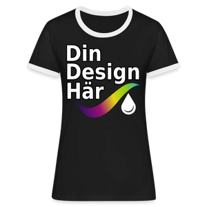 Kontrast-t-shirt Dam