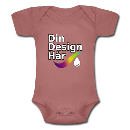 Designa Kortärmad Triblend-babybody Lila / 3-6 Months - Designa Och Tryck Online