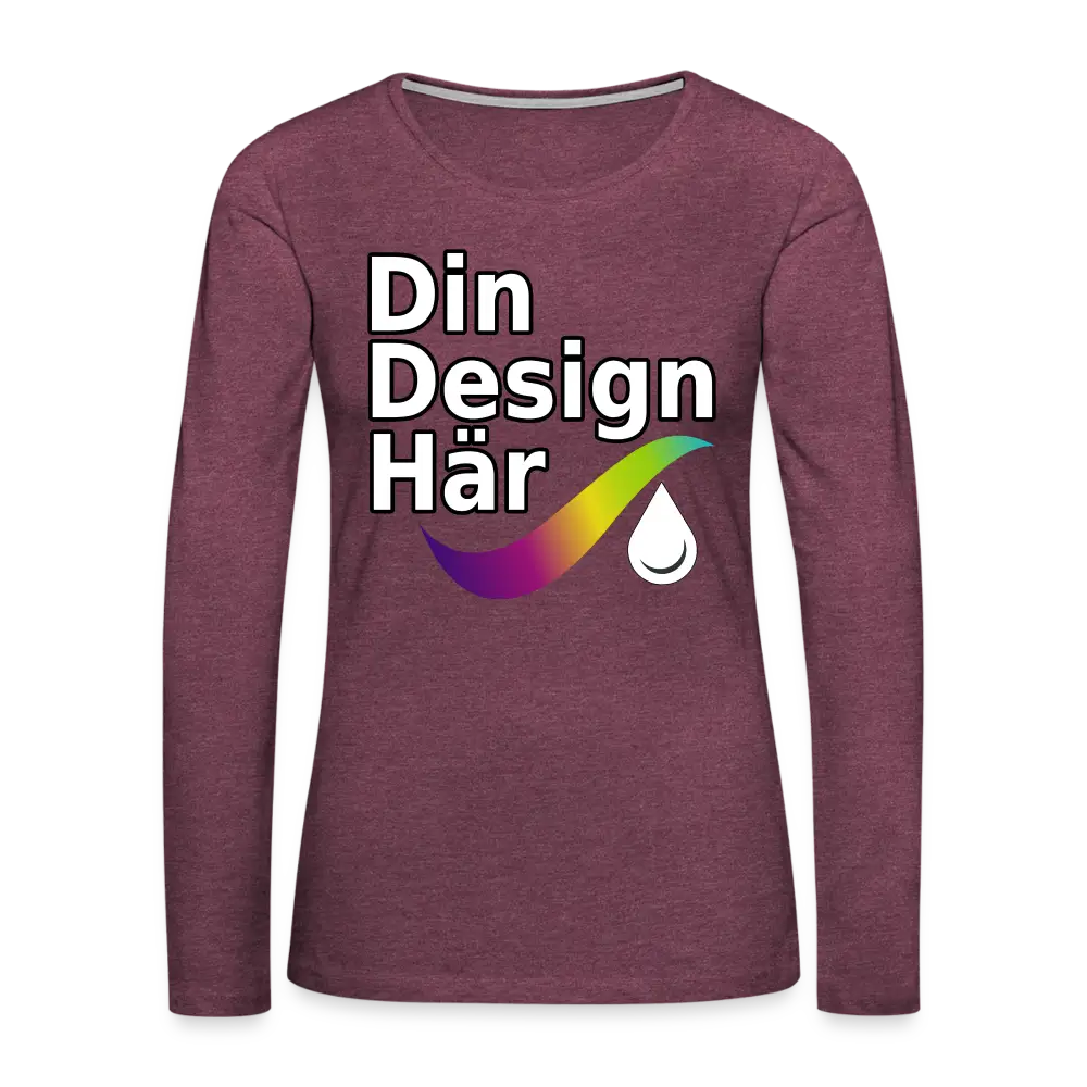 Långärmad Premium-t-shirt Dam