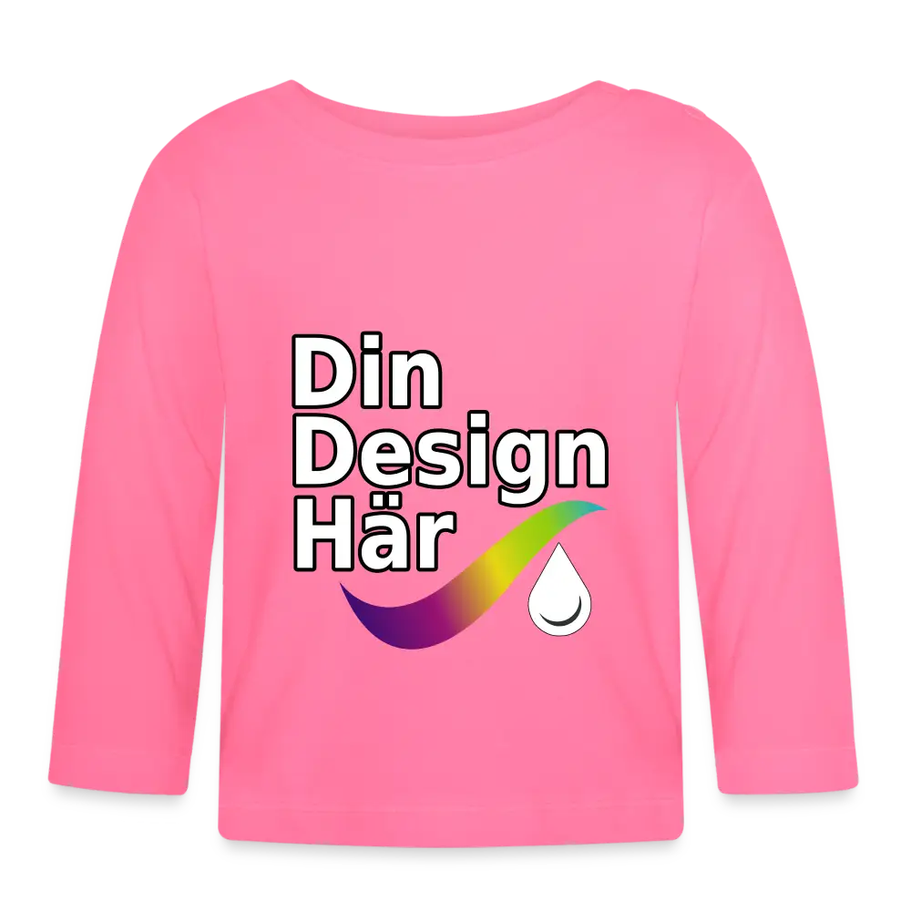 Designa Långärmad T-shirt Baby Azalea / 3-6 Months - Designa Och Tryck Online