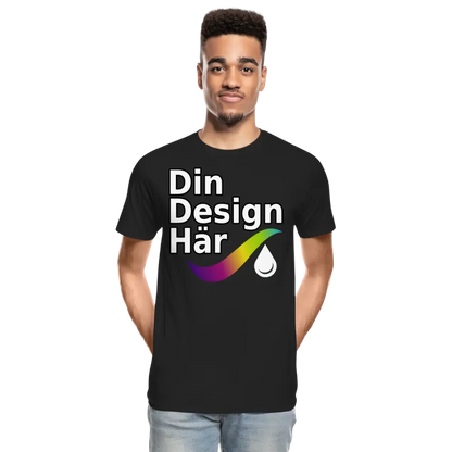 Designa Ekologisk Premium-t-shirt Herr - Designa Och Tryck Online