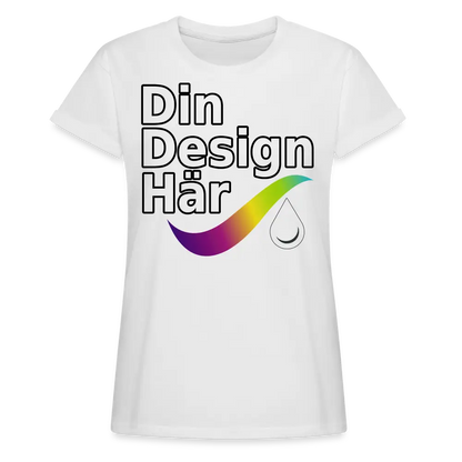 Designa Oversize-t-shirt Dam Vit / s - Designa Och Tryck Online