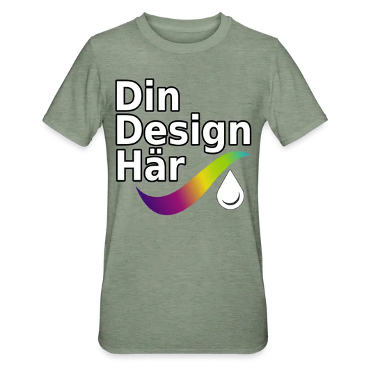 Designa Polycotton-t-shirt Unisex Ljung Militärgrönt / s - Designa Och Tryck Online