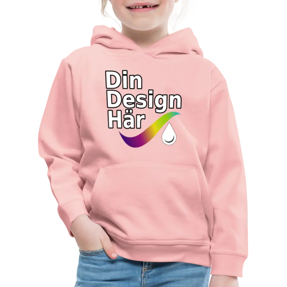 Designa Premium-luvtröja Barn - Designa Och Tryck Online