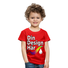 Ladda upp bild till gallerivisning, Premium-t-shirt Barn - Red / 98/104 (2 Years)
