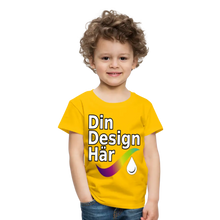 Ladda upp bild till gallerivisning, Premium-t-shirt Barn - Sun Yellow / 98/104 (2 Years)
