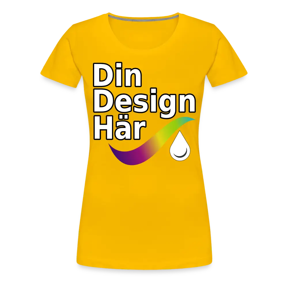 Designa Premium-t-shirt Dam - Designa Och Tryck Online