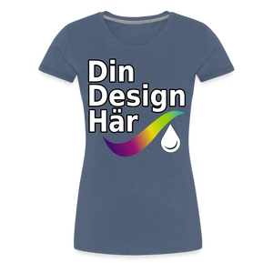 Premium-t-shirt Dam - Heather Blue / s