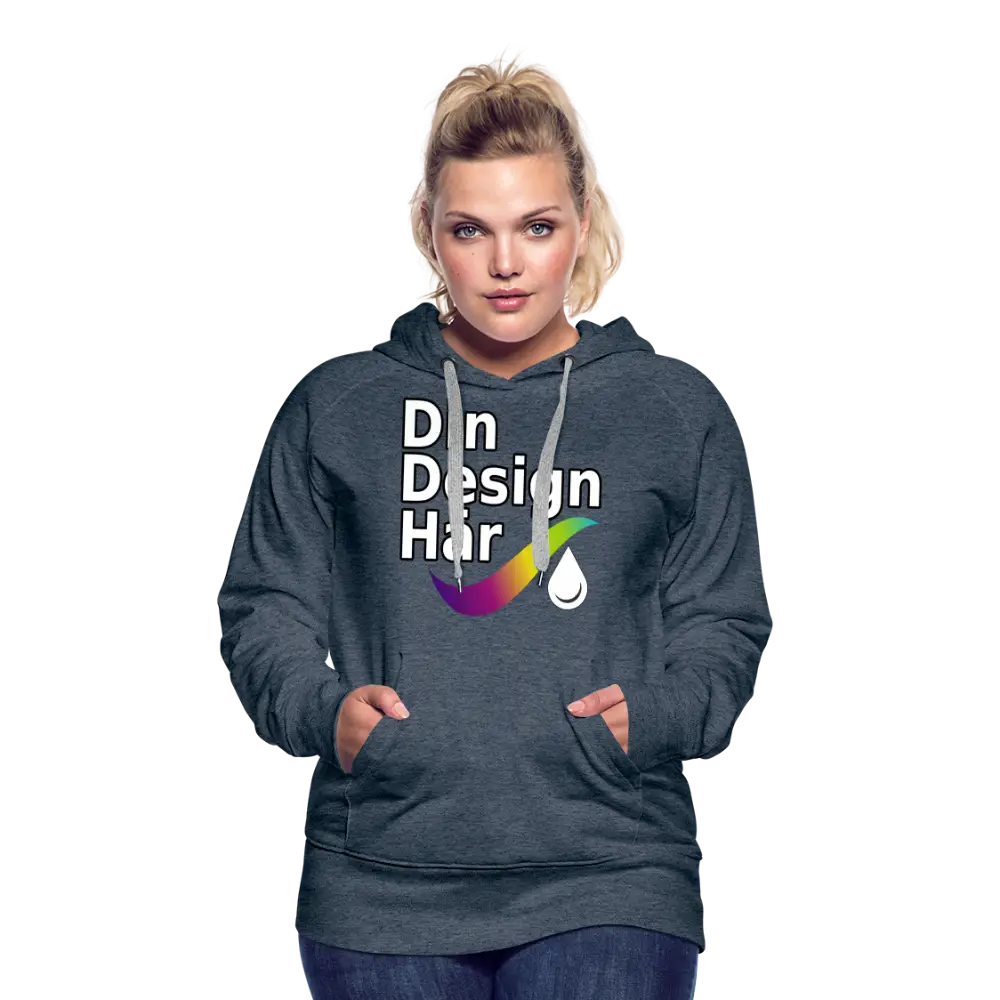 Designa Premiumluvtröja Dam - Designa Och Tryck Online