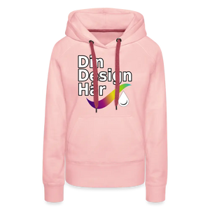 Premiumluvtröja Dam - Crystal Pink / s