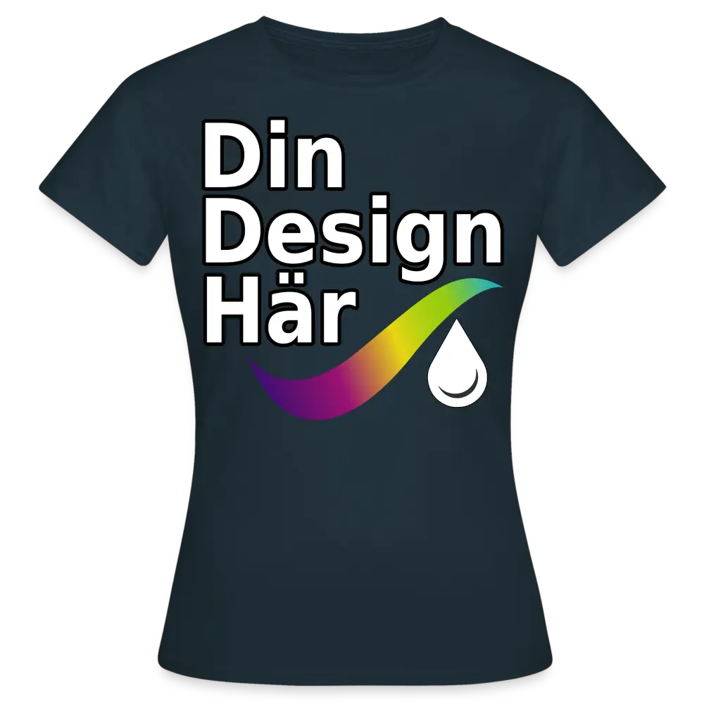 Designa T-shirt Dam - Designa Och Tryck Online