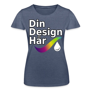 T-shirt Dam Från Fruit Of The Loom - Heather Navy / s