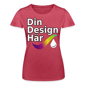 T-shirt Dam Från Fruit Of The Loom - Heather Red / s